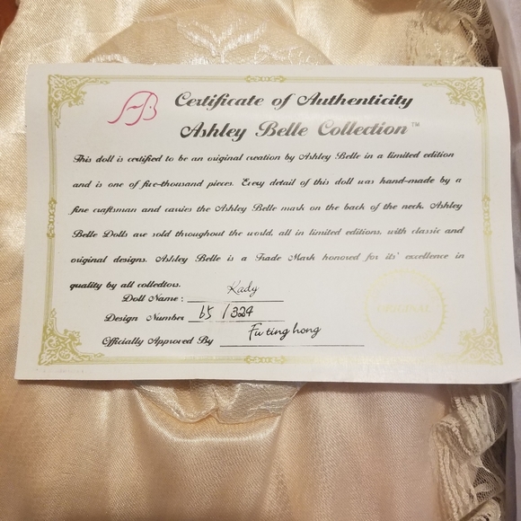 Ashley Belle Porcelain Kady doll - Picture 6 of 7